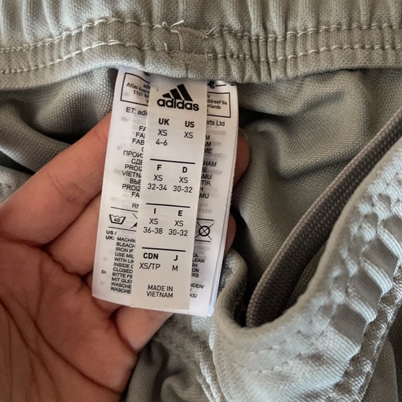 COPY - Adidas Grey Joggers with Zip Detail - Picture 5 of 7